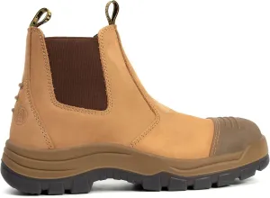 Work Boots for Men, Composite/Soft Toe Waterproof Working Boots, Slip Resistant Anti-Static Slip-on Safety Working Shoes 8 9 10 11 12 13