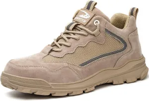 Work Boots for Men Lightweight Steel Toe Boots Comfortable High Top Safety Shoes Steel Toe Shoes for Men Indestructible Construction Boots for Men Work Shoes