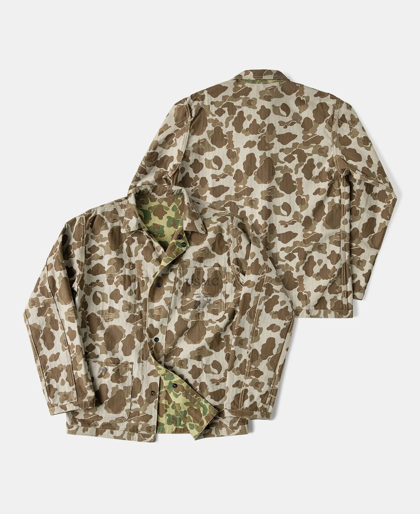 WWII USMC Type P-42 Duck Hunter Camo Jacket